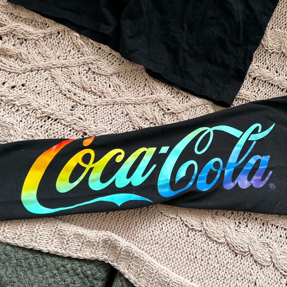 Coca Cola rainbow shirt and leggings. - Picture 3 of 4